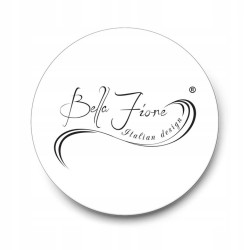 KOMPLET porcelanowych FILIŻANEK 240 ml z PODSTAWKAMI 6+6 12 el. Bella Fiore