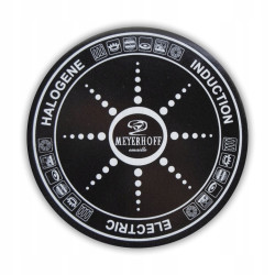 KOMPLET zestaw GARNKÓW EMALIOWANYCH 8 el pokrywki 2/3/4/5 L Meyerhoff ROSÓŁ