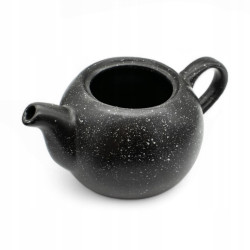 DZBANEK z PODGRZEWACZEM podstawką imbryk 1 l Bella Fiore CZARNY MARMUR