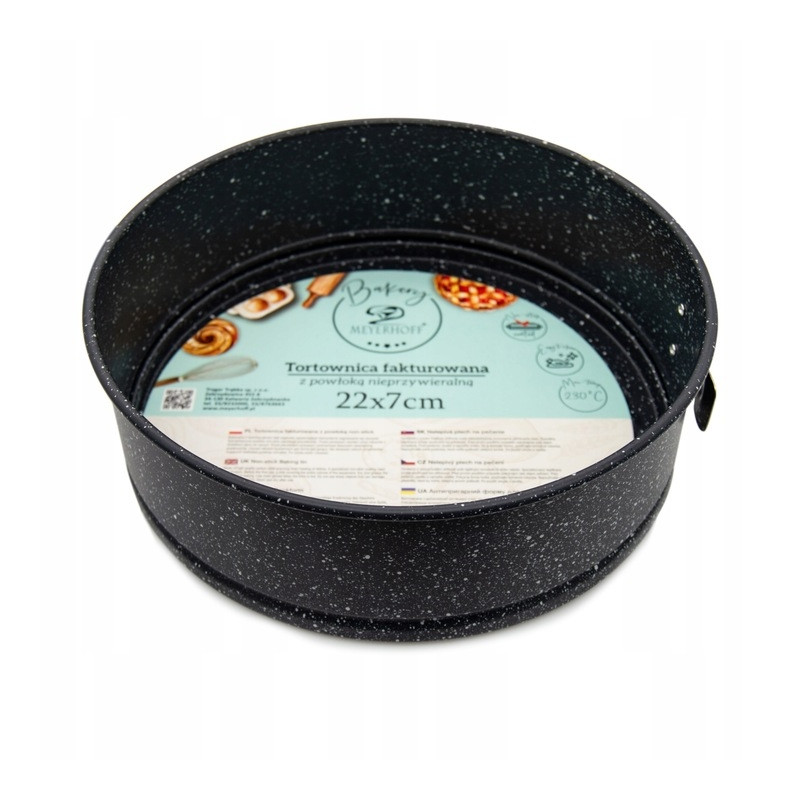 TORTOWNICA blacha forma do pieczenia OKRĄGŁA wyjmowane dno 22 cm Meyerhoff