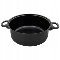 GARNEK DO SMAŻENIA frytek pączków Z KOSZYCZKIEM 4 L Meyerhoff CZARNY