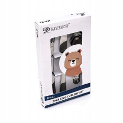 ZESTAW komplet SZTUĆCÓW DLA DZIECI stal nierdzewna 3 el. MIŚ Meyerhoff