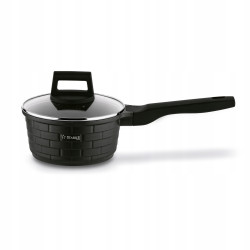 KOMPLET GARNKÓW z pokrywkami + PATELNIA + RONDEL 10 el Brick Marble Starke