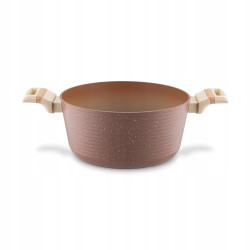 KOMPLET 3 szt. GARNKÓW z pokrywkami + 2x PATELNIA 10 el Coretto Starke Pro