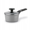 KOMPLET 3 GARNKÓW z pokrywkami + RONDEL + PATELNIA 10 el Musse Grey Starke