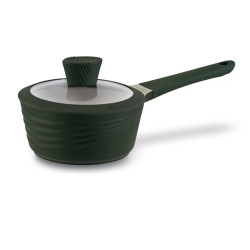 KOMPLET 3 GARNKÓW z pokrywami + PATELNIA + RONDEL 10 el Naturale Starke Pro