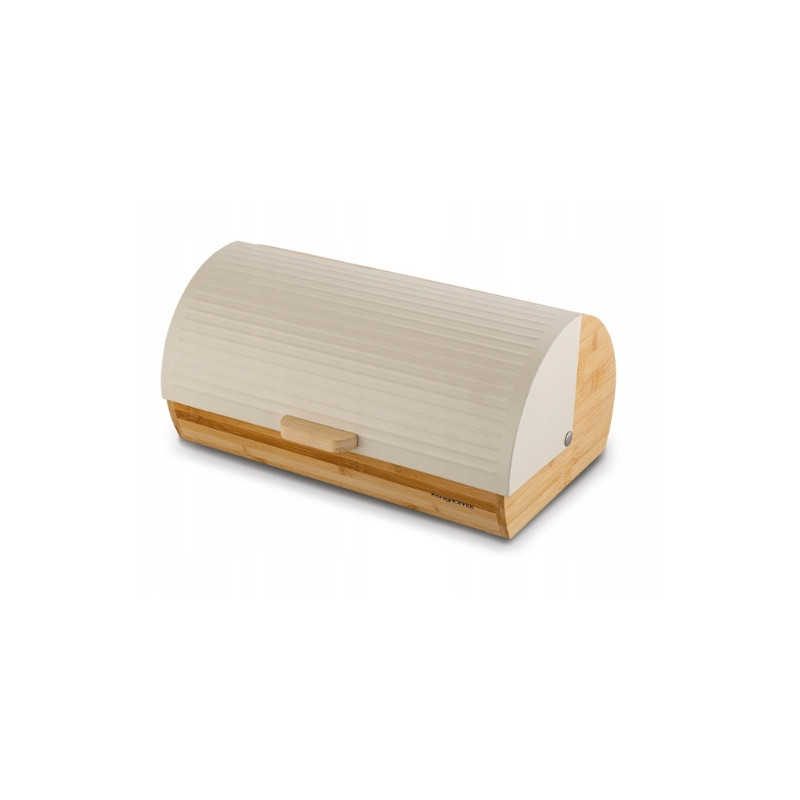 CHLEBAK GEOMETRIC BAMBUSOWY BEŻOWY pojemnik na pieczywo KonigHOFFER