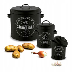 Zestaw 3 METALOWYCH...